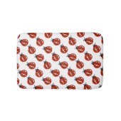 Niedlich Red Ladybugs Polka Dots Bath Mat Badematte (Vorderseite)