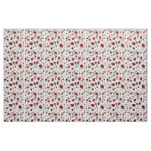 Niedlich Red Ladybugs Polka Dots Wirbel Muster Stoff (Fat Quarter (45,7 x 55,9 cm))