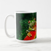 Niedlich Red Mit Augen Costa Rica Tree Frog Artist Kaffeetasse (Links)