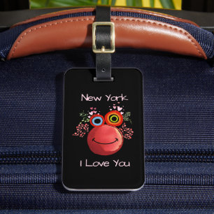Niedlich Red New York I Liebe Gepäckanhänger