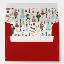 Niedlich Red Nutcracker Muster Weihnachtsfeiertag