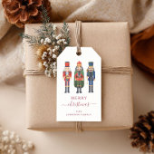 Niedlich Red Nutcracker Weihnachten Geschenkanhänger