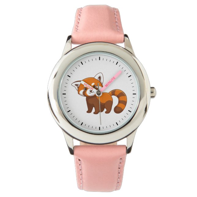 Niedlich Red Panda Armbanduhr (Vorderseite)