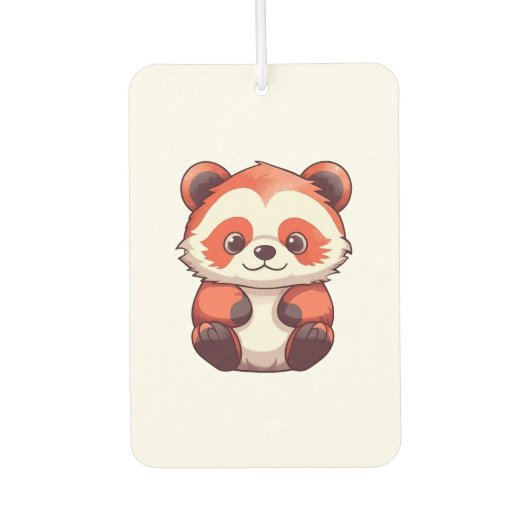 Niedlich Red Panda Autolufterfrischer (Vorderseite)