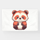 Niedlich Red Panda Banner (Horizontal)