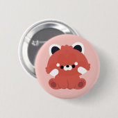 Niedlich Red Panda Button (Vorne & Hinten)