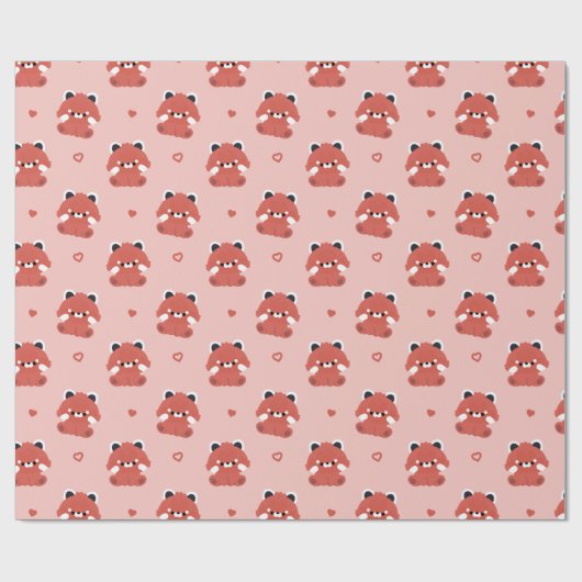 Niedlich Red Panda Geschenkpapier (Flach)