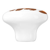 Niedlich Red Panda Keramikknauf (Seitenansicht)