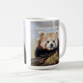 Niedlich Red Panda Miss Sie so viel Kaffeetasse