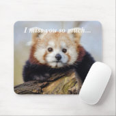 Niedlich Red Panda Miss Sie so viel Mousepad (Mit Mouse)