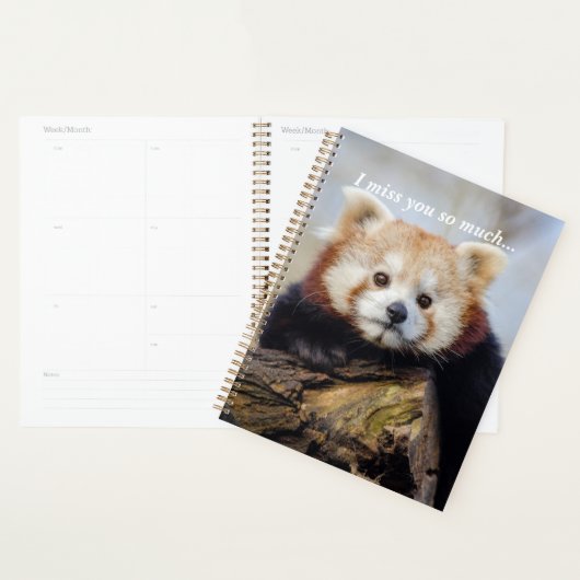 Niedlich Red Panda Miss Sie so viel Planer (Anzeige)
