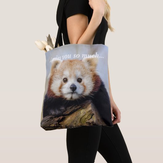Niedlich Red Panda Miss Sie so viel Tasche (Von Nahem)