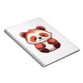Niedlich Red Panda Notizblock (Rechte Seite)