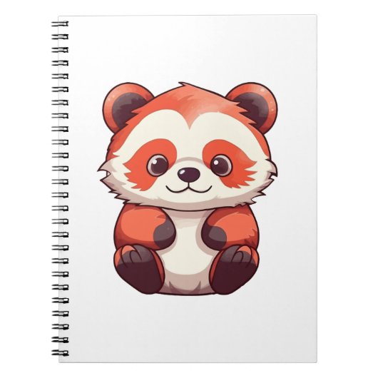 Niedlich Red Panda Notizblock (Vorderseite)
