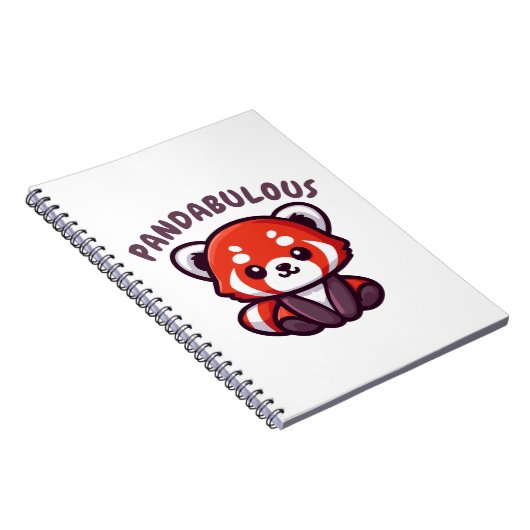 Niedlich Red Panda Notizblock (Rechte Seite)