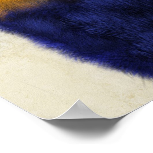 Niedlich Red Panda Portrait Poster (Ecke)