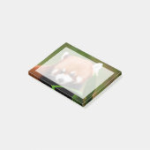 Niedlich Red Panda Post-it Klebezettel (angewinkelt)