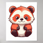 Niedlich Red Panda Poster (Vorne)