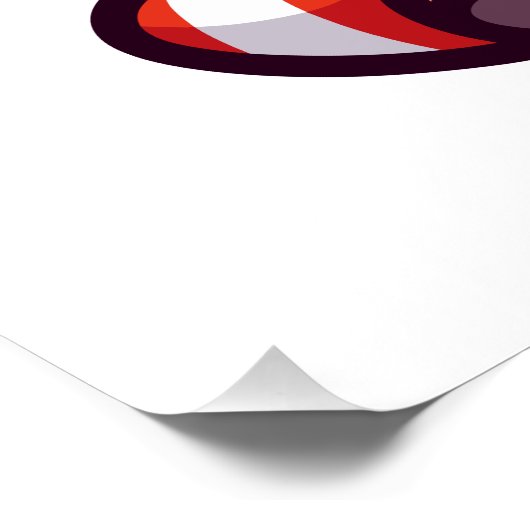 Niedlich Red Panda Poster (Ecke)