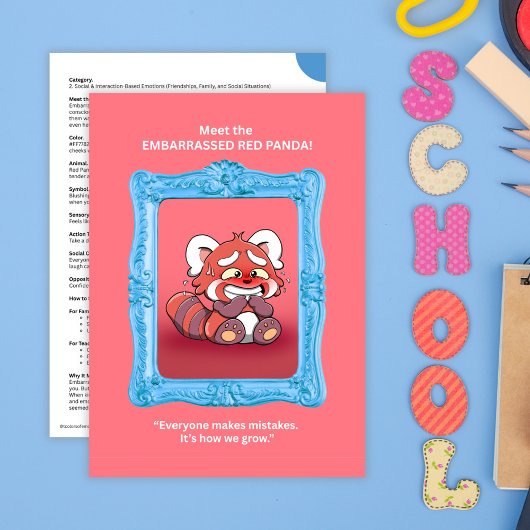 Niedlich Red Panda | SEL-Tool für Kinder | Emotion