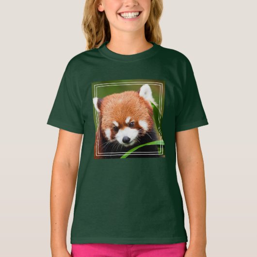 Niedlich Red Panda T-Shirt (Vorderseite)