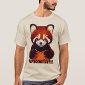 Niedlich Red Panda T - Shirt (Vorderseite)
