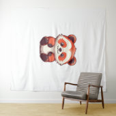 Niedlich Red Panda Wandteppich (Beispiel (Horizontal))