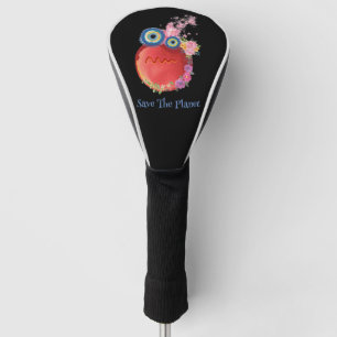 Niedlich Red Save the Planet Collection Golf Headcover