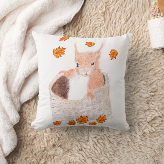 Niedlich Red Squrial Kissen (Decke)