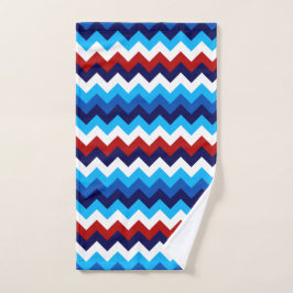 Niedlich Red White Blue Chevrons Handtuch
