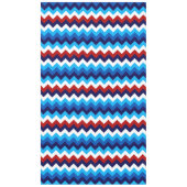 Niedlich Red White Blue Chevrons Large Tablecloth Tischdecke (Vorderseite)