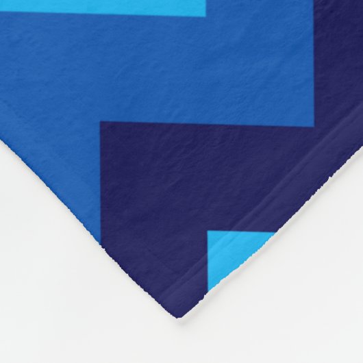 Niedlich Red White Blue Chevrons Medium Fleece Bla (Ecke)