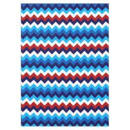 Niedlich Red White Blue Chevrons Medium Tablecloth Tischdecke