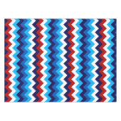 Niedlich Red White Blue Chevrons Small Tablecloth Tischdecke (Vorderseite (Horizontal))