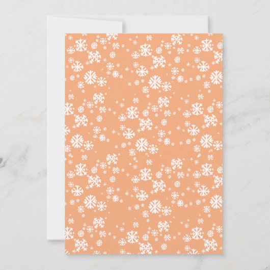 Niedlich Red White Brown Christmas Cookie Exchange Einladung (Rückseite)