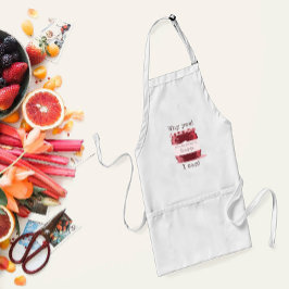 Niedlich Red Zuhause Canning Jelly Jar mit Ihrem N Schürze