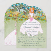 Niedlich Redhead Auburn Bride Boho Brautparty Einladung (Vorne/Hinten)