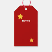 Niedlich Reindeer Frohe Weihnachten Geschenkanhänger (Rückseite)