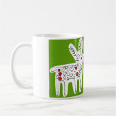 Niedlich Reindeer Kiss Green Kaffeetasse (Links)