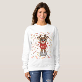 Niedlich Reindeer Xmas Sweatshirt