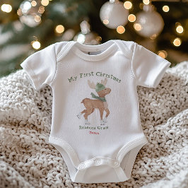 Niedlich Reindeh I. Weihnachten Baby Strampler