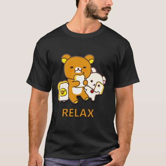 niedlich Relax Rilakkuma Es T-Shirt (Vorderseite)