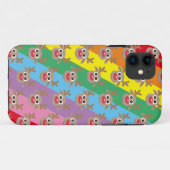 Niedlich Rentier Cartoon Muster Weihnachtsraenboge Case-Mate iPhone Hülle (Rückseite (Horizontal))