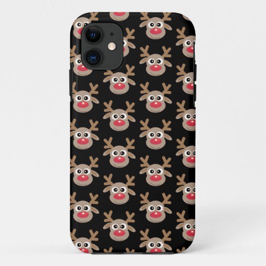 Niedlich Rentier Cartoon Pattern Weihnachten Schwa Case-Mate iPhone Hülle (Rückseite)