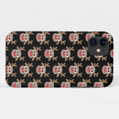 Niedlich Rentier Cartoon Pattern Weihnachten Schwa Case-Mate iPhone Hülle (Rückseite (Horizontal))