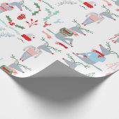 Niedlich Rentier Woodland Animal Christmas Geschenkpapier (Ecke)