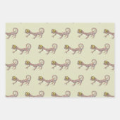 Niedlich Reptile Gecko Geschenkpapier Set (Vorderseite 3)