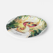 Niedlich Reptiles Snake Geburtstag Pappteller (Schrägansicht)