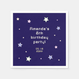 Niedlich Retro Arcade Game Kindergeburtstag Paper Serviette