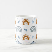 Niedlich Retro Boho Celestial Muster Personalisier Kaffeetasse (Mittel)